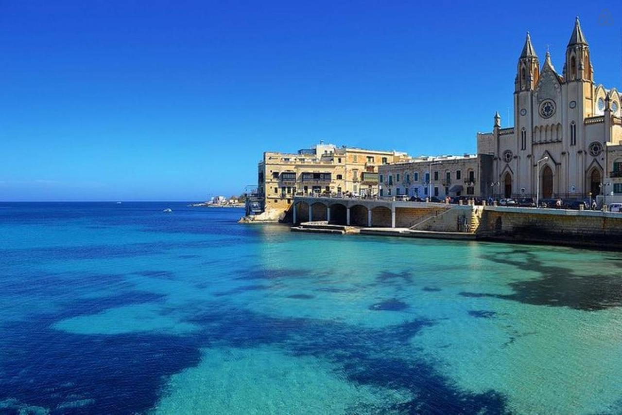 Super Luxury Apartment In Tigne Point, Amazing Sea Views Sliema Luaran gambar